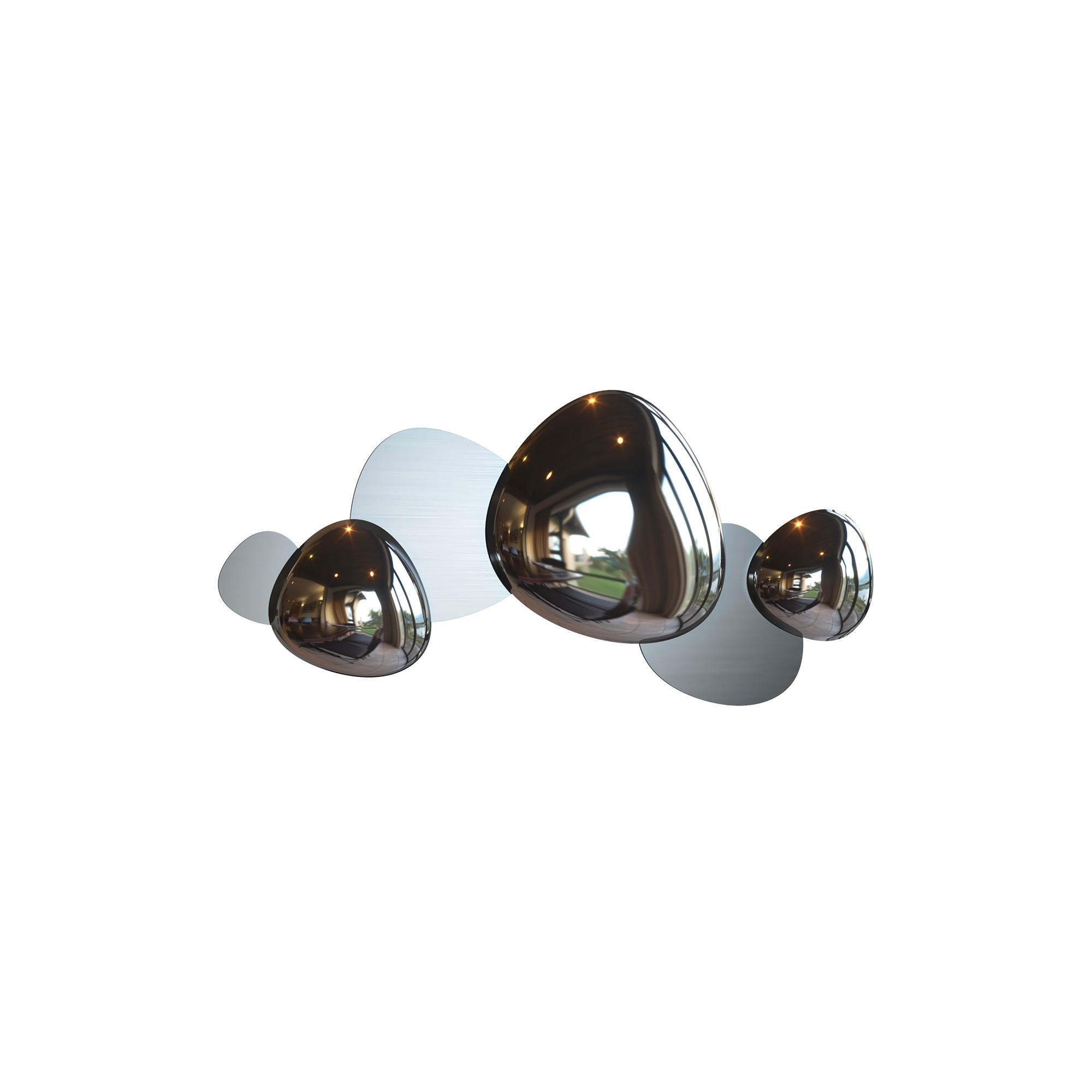 WANDLEUCHTE - Nickelfarben, Trend, Metall (37,1/79/7,4cm) - MAYTONI