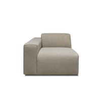 SOFFMODUL i teddy tyg beige  - beige/svart, Klassisk, metall/trä (101/70/96cm) - Niels Andersson
