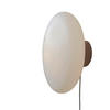 VÄGGLAMPA 34/18,5 cm   - vit/sandfärgad, Trend, glas (34/18,5cm) - It's about Romi