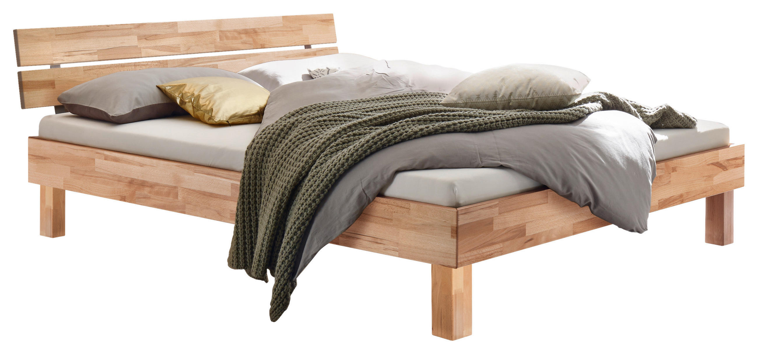Hasena Bett Kernbuche 120x200 cm