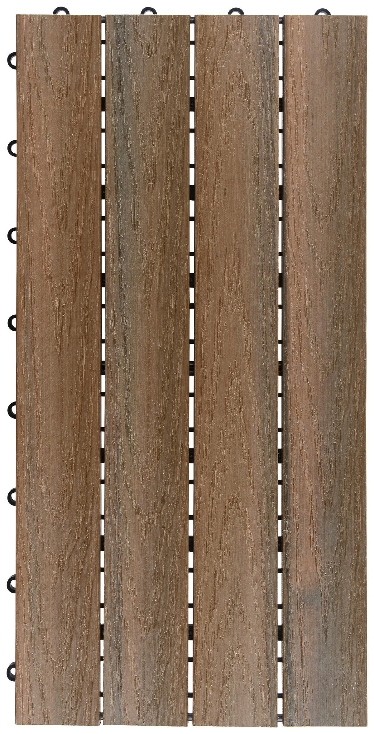 PLOČICA ZA TERASU - boje hrasta, Konvencionalno, drvni materijal/plastika (30/60/2,4cm) - Ambia Garden