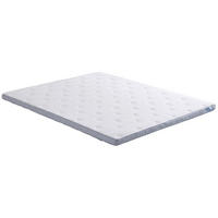 TOPPER 180/200 cm Höhe ca.  - Weiß/Grau, Basics, Textil (180/200cm) - Yatas