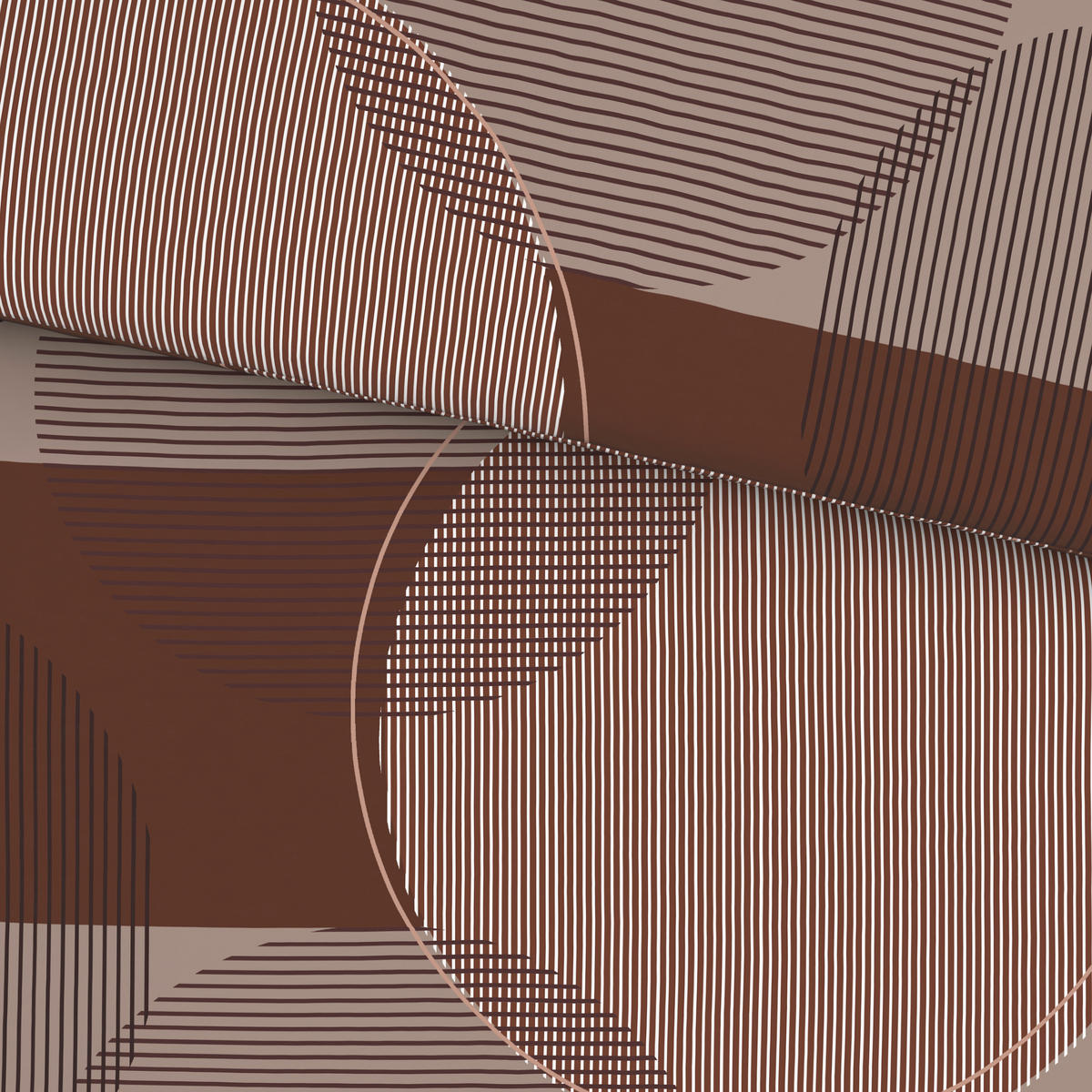 BETTWÄSCHE 2-teilig Flanell 155/220 cm  - Braun, Textil (155/220cm) - Novel