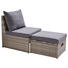 LOUNGESESSEL - Naturfarben/Grau, KONVENTIONELL, Kunststoff/Textil (58/74/73cm) - Ambia Garden LOUNGESESSEL - Naturfarben/Grau, KONVENTIONELL, Kunststoff/Textil (58/74/73cm) - Ambia Garden