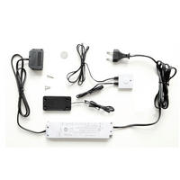 DIMM & TOUCHSCHALTER-SET Sena 4/1/4 cm   - Schwarz/Weiß, Design, Kunststoff (4/1/4cm) - Livetastic