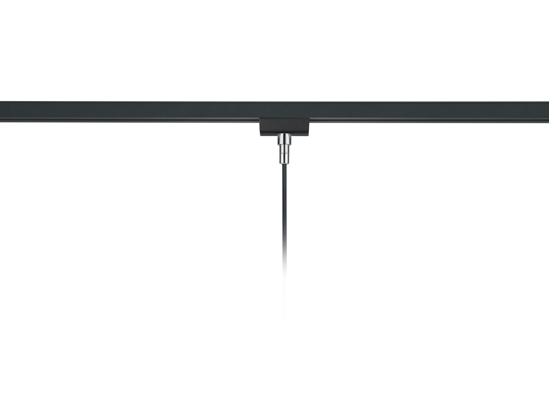 SCHIENENSYSTEM-HÄNGELEUCHTE DUOLINE TRACK-SYSTEM 31/180 cm   - Schwarz, Basics, Metall (31/180cm) - Trio Leuchten