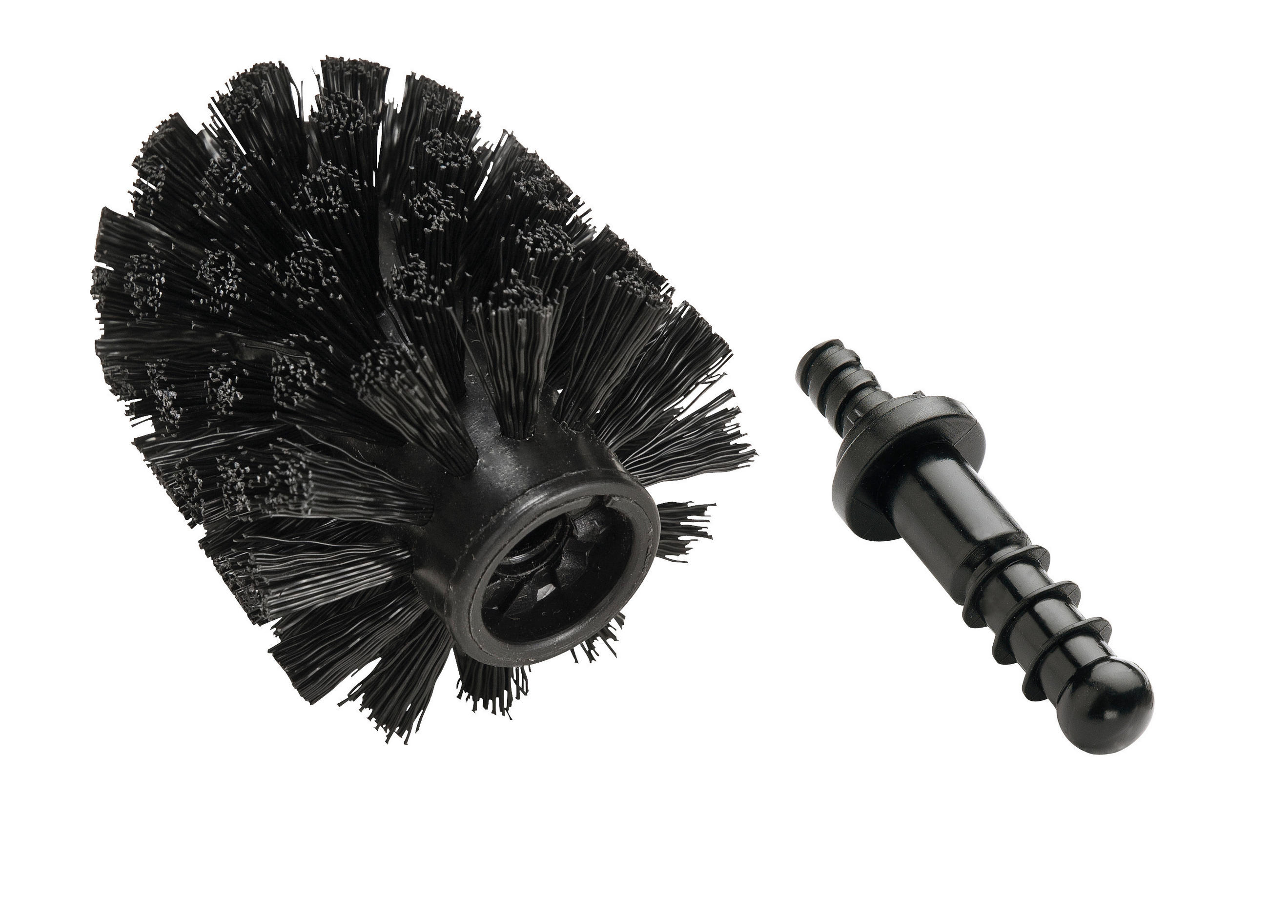 ERSATZBÜRSTENKOPF in   Kunststoff  - Schwarz, Basics, Kunststoff (8,5cm) - Wenko