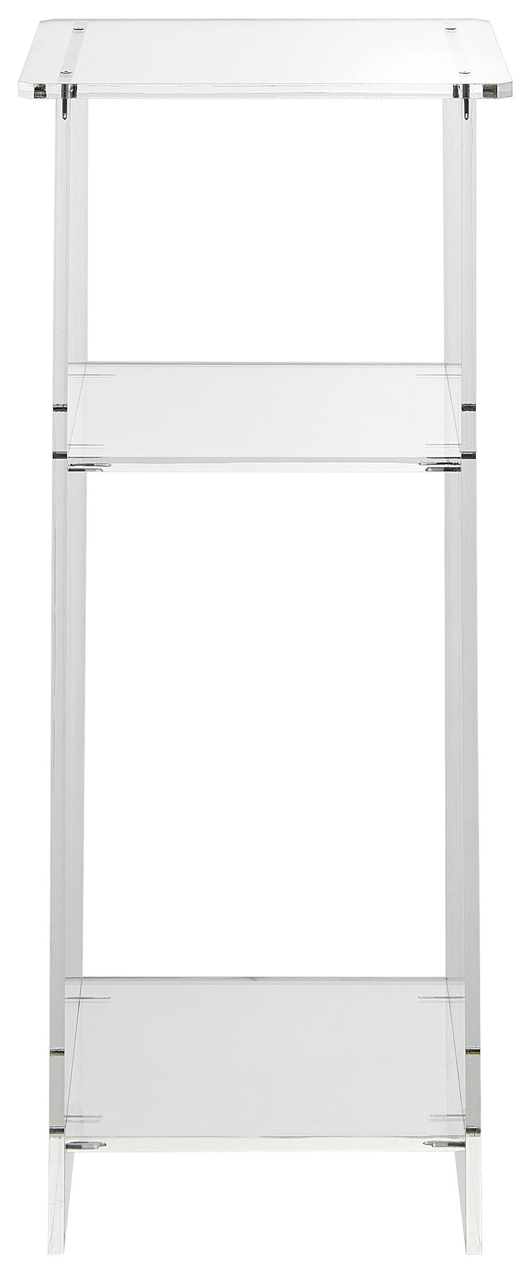 BEISTELLTISCH 33/31/72 cm Klar  - Klar, Design, Kunststoff (33/31/72cm)