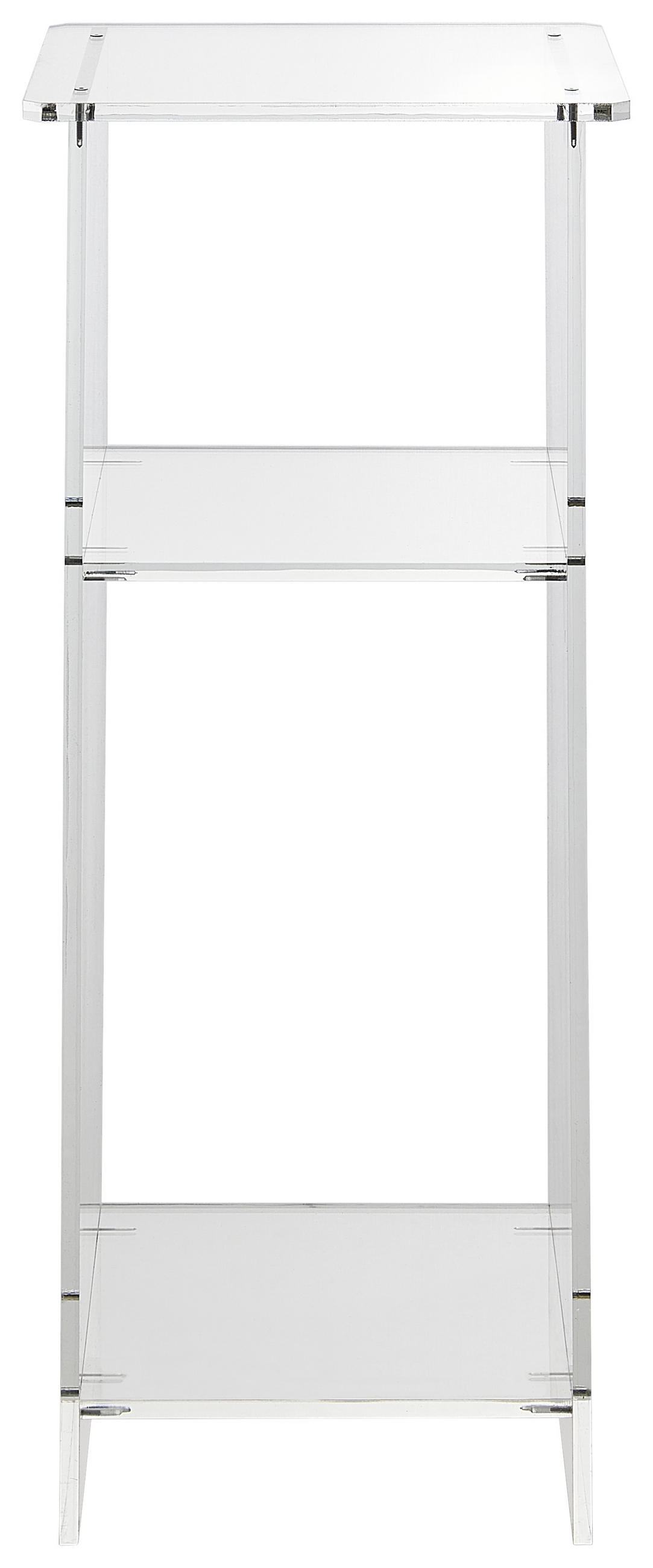 BEISTELLTISCH 33/31/72 cm Klar  - Klar, Design, Kunststoff (33/31/72cm)