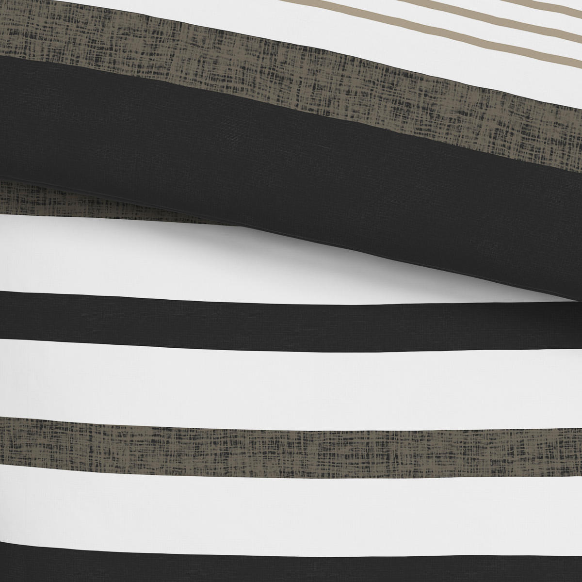 BETTWÄSCHE Elis Renforcé 135/200 cm  - Taupe, KONVENTIONELL, Textil (135/200cm) - Novel