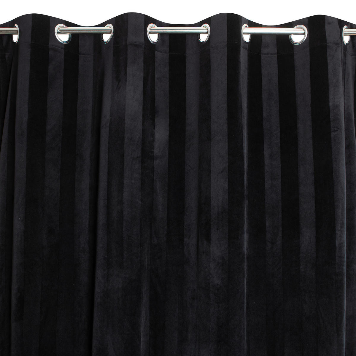 FERTIGVORHANG blickdicht  - Schwarz, Basics, Textil (135/240cm)