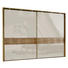 SCHWEBETÜRENSCHRANK in teilmassiv Eiche Eichefarben, Champagner - Champagner/Eichefarben, KONVENTIONELL, Glas/Holz (300/217/67cm) - Dieter Knoll SCHWEBETÜRENSCHRANK in teilmassiv Eiche Eichefarben, Champagner - Champagner/Eichefarben, KONVENTIONELL, Glas/Holz (300/217/67cm) - Dieter Knoll