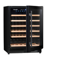 WEINKÜHLSCHRANK CBU51S2B  - Basics, Glas/Holz (59,5/82,0/57,5cm)