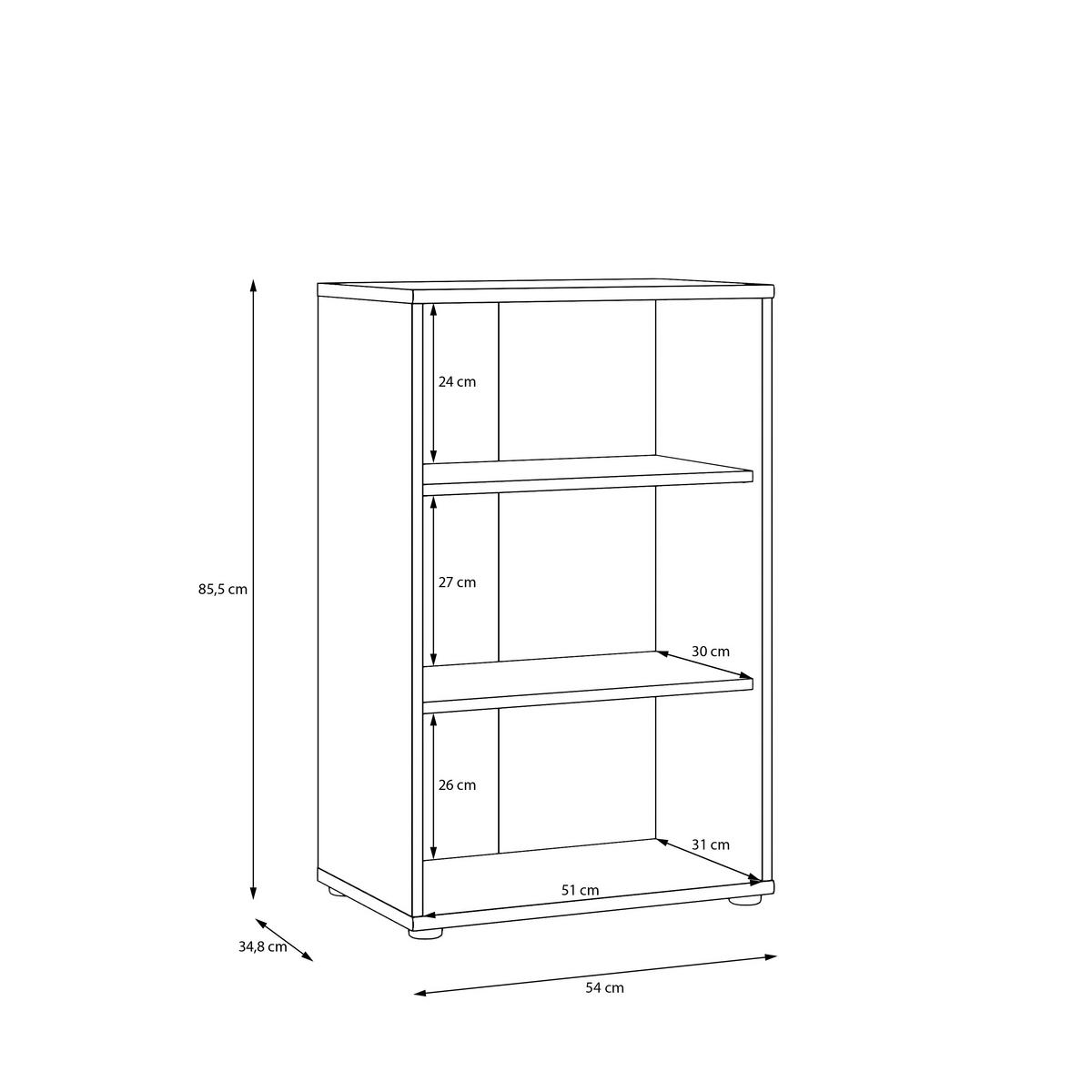 KOMMODE , 54/85,5/34,8 cm,  - Sandfarben/Schwarz, Design, Holzwerkstoff/Kunststoff (54/85,5/34,8cm)