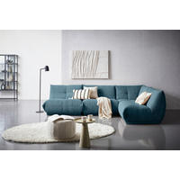 ECKSOFA Petrol Cord  - Petrol, Trend, Textil (315/210cm) - Livetastic