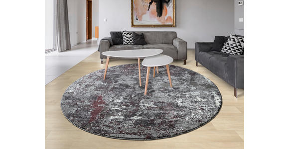 VINTAGE-TEPPICH 120 cm Timeline Quantum Aubergine, Beige  - Beige/Aubergine, Design, Textil (120cm) - Novel