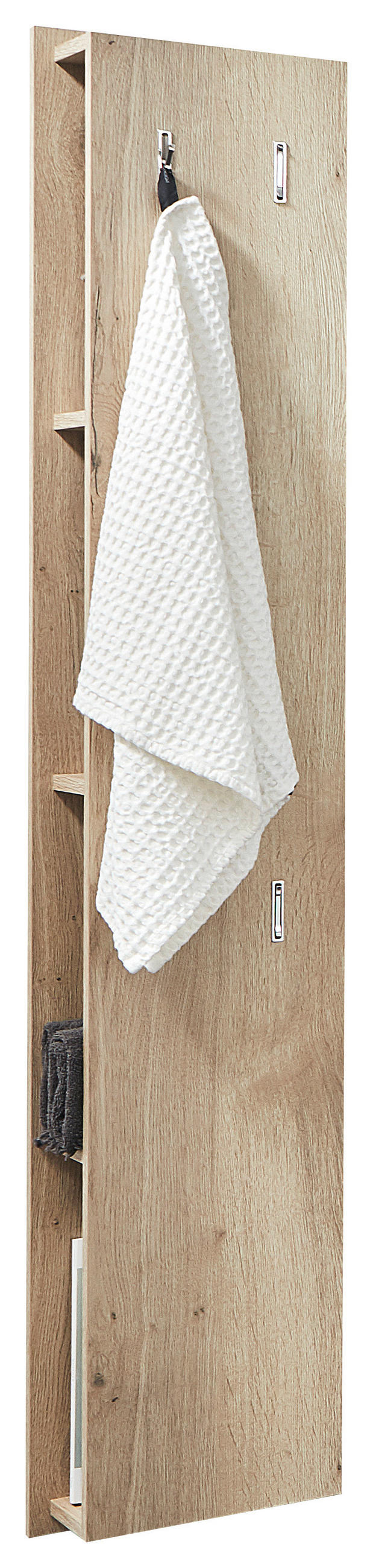 BADEZIMMERREGAL 30/160/15 cm  - Eichefarben, MODERN, Holzwerkstoff (30/160/15cm) - Novel