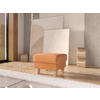 HOCKER in Textil Terracotta  - Eichefarben/Terracotta, KONVENTIONELL, Holz/Textil (58/48/58cm) - Sit & More