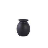 DEKOVASE  - Schwarz, Basics, Metall (12,5/12,5/15cm) - Cor Mulder