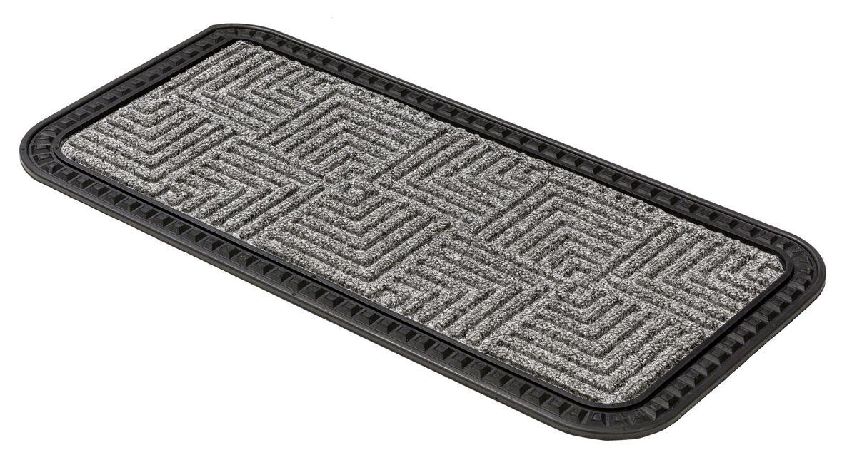 FUSSMATTE - Grau, Konventionell, Textil (25/60cm) - Esposa