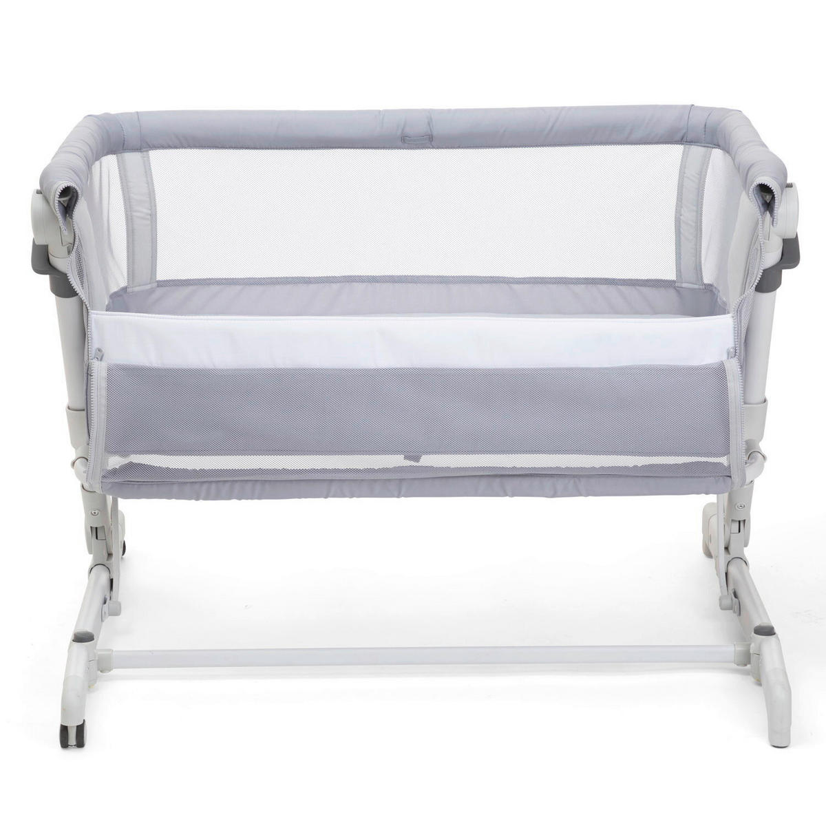 BEISTELLBETT NEXT2ME POP-UP  - Hellgrau/Grau, Basics, Kunststoff/Textil (87/80/82cm) - Chicco