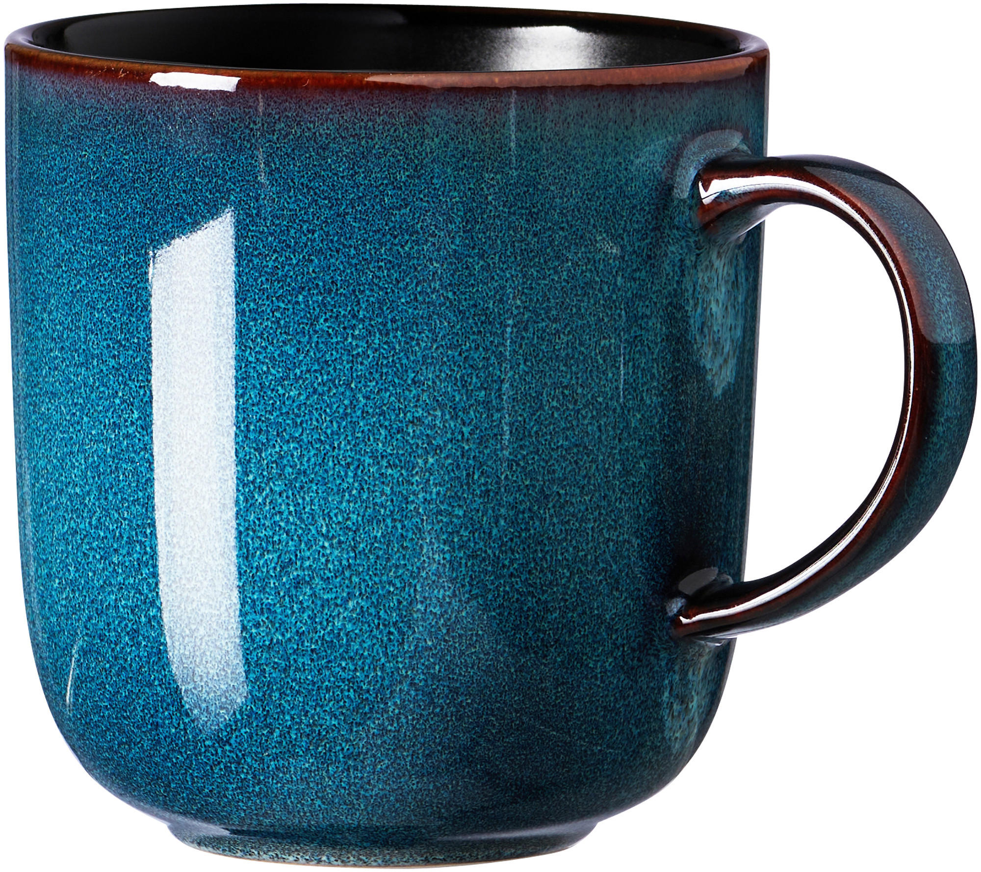 KAFFEEBECHER Bali  400 ml   - Blau, Trend, Keramik (13/9/10cm) - Ritzenhoff Breker