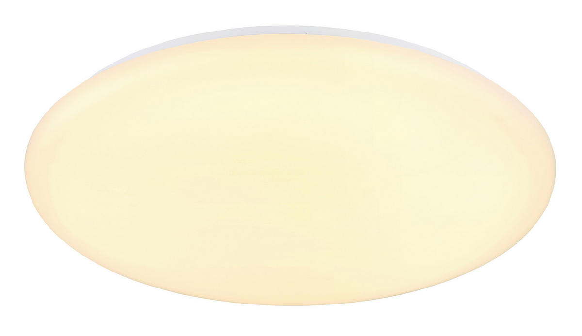 LED-DECKENLEUCHTE Eclypse 10/9 cm  - Weiß, Design, Kunststoff/Metall (10/9cm) - Globo