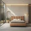 POLSTERBETT 180/200 cm  in Terracotta  - Terracotta, Modern, Holz/Holzwerkstoff (180/200cm) - MID.YOU