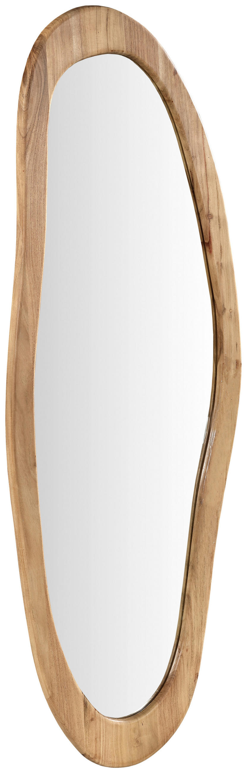 SPIEGEL 60/165/2.5 cm    in organisch  - Akaziefarben, Basics, Glas/Holz (60/165/2.5cm) - Livetastic