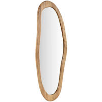 SPIEGEL 60/165/2.5 cm    in organisch  - Akaziefarben, Basics, Glas/Holz (60/165/2.5cm) - Livetastic