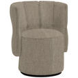 COCKTAILSESSEL - Greige/Schwarz, Design, Holz/Textil (73/82/62cm) - Belluti