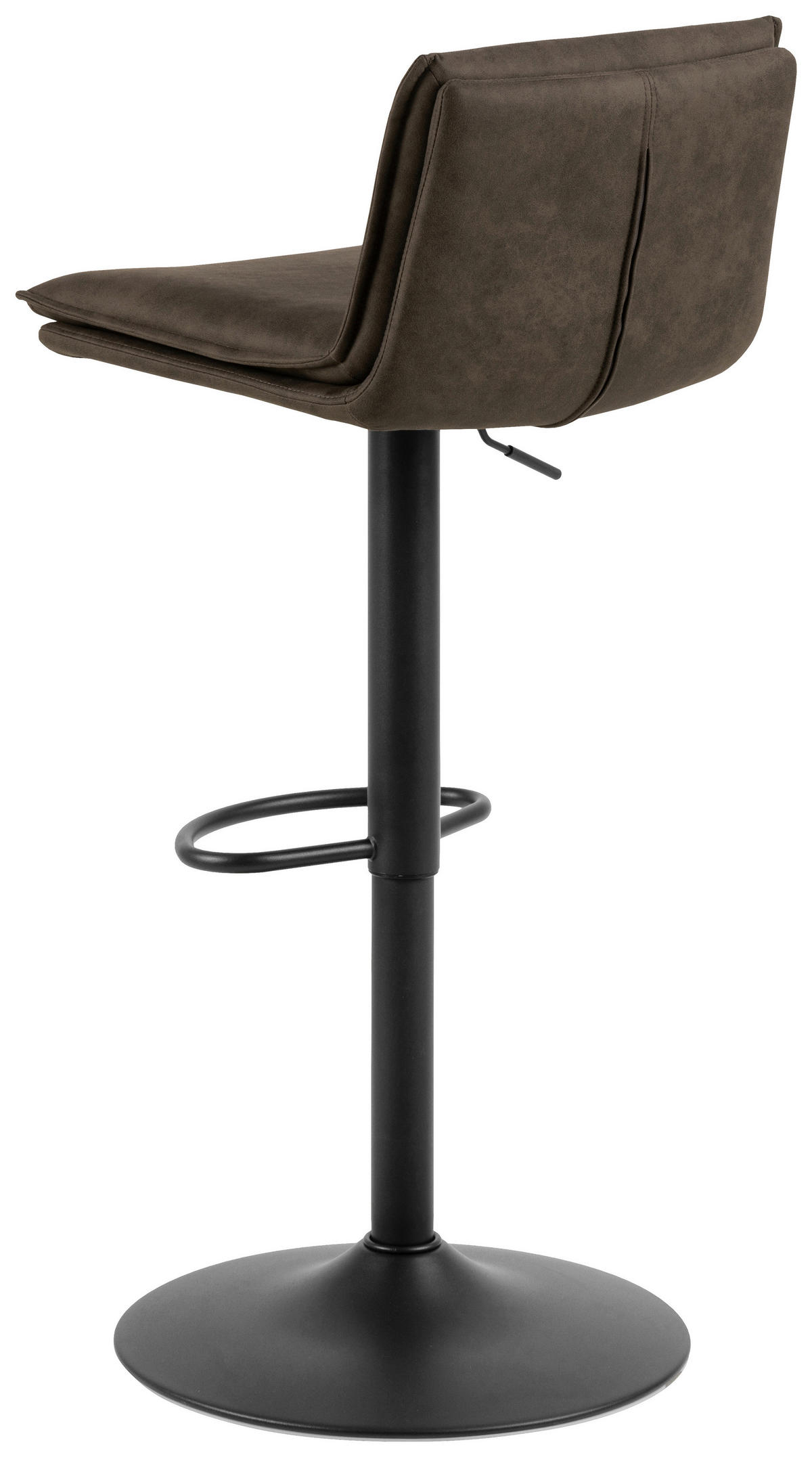 BARSKA STOLICA  smeđa  metal, tekstil      - smeđa/crna, Design, metal/tekstil (44/107/53cm) - MID.YOU