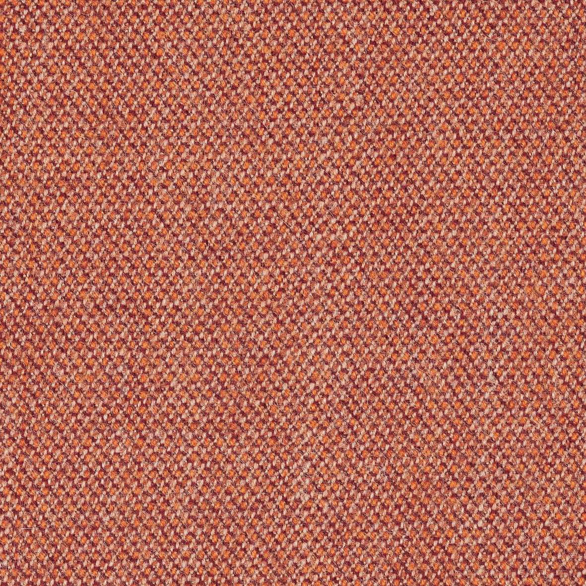 BÜROHOCKER Wollmischung mel. Orange, Rot, Schwarz - Rot/Schwarz, Basics, Kunststoff/Textil (55/45,66/55cm) - Aeris