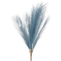 KUNSTBLUME - Blau/Braun, Basics, Papier/Kunststoff (110cm) - Ambia Home