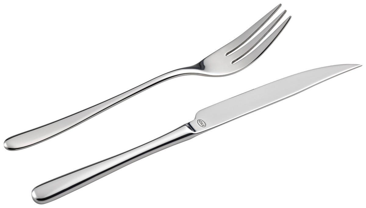 STEAKBESTECK Passion 12-teilig  - Basics, Metall - Rösle