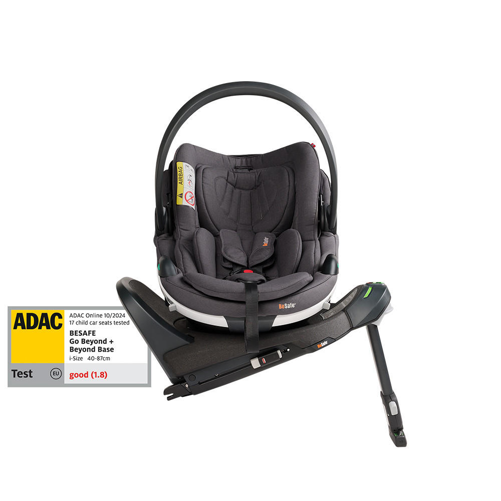 AUTO-SEDIŠTE ZA DECU  Go Beyond  - tamnosiva/crna, Osnovno, tekstil/plastika (64/44/59cm) - Besafe