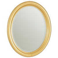 NÁSTĚNNÉ ZRCADLO 36/46/3 cm  - barvy zlata, Lifestyle, dřevo/sklo (36/46/3cm) - Xora