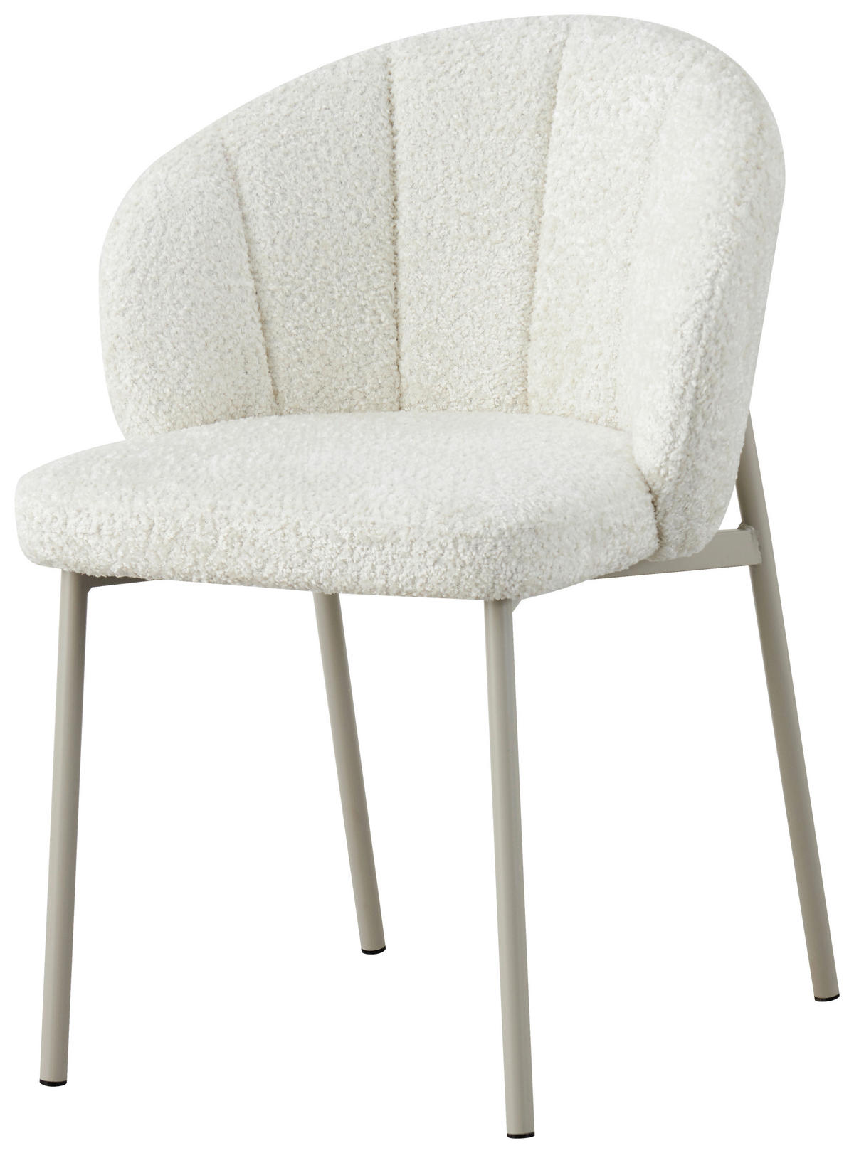 STUHL Struktur Beige  - Beige, Design, Textil/Metall (59/81/60cm) - Carryhome