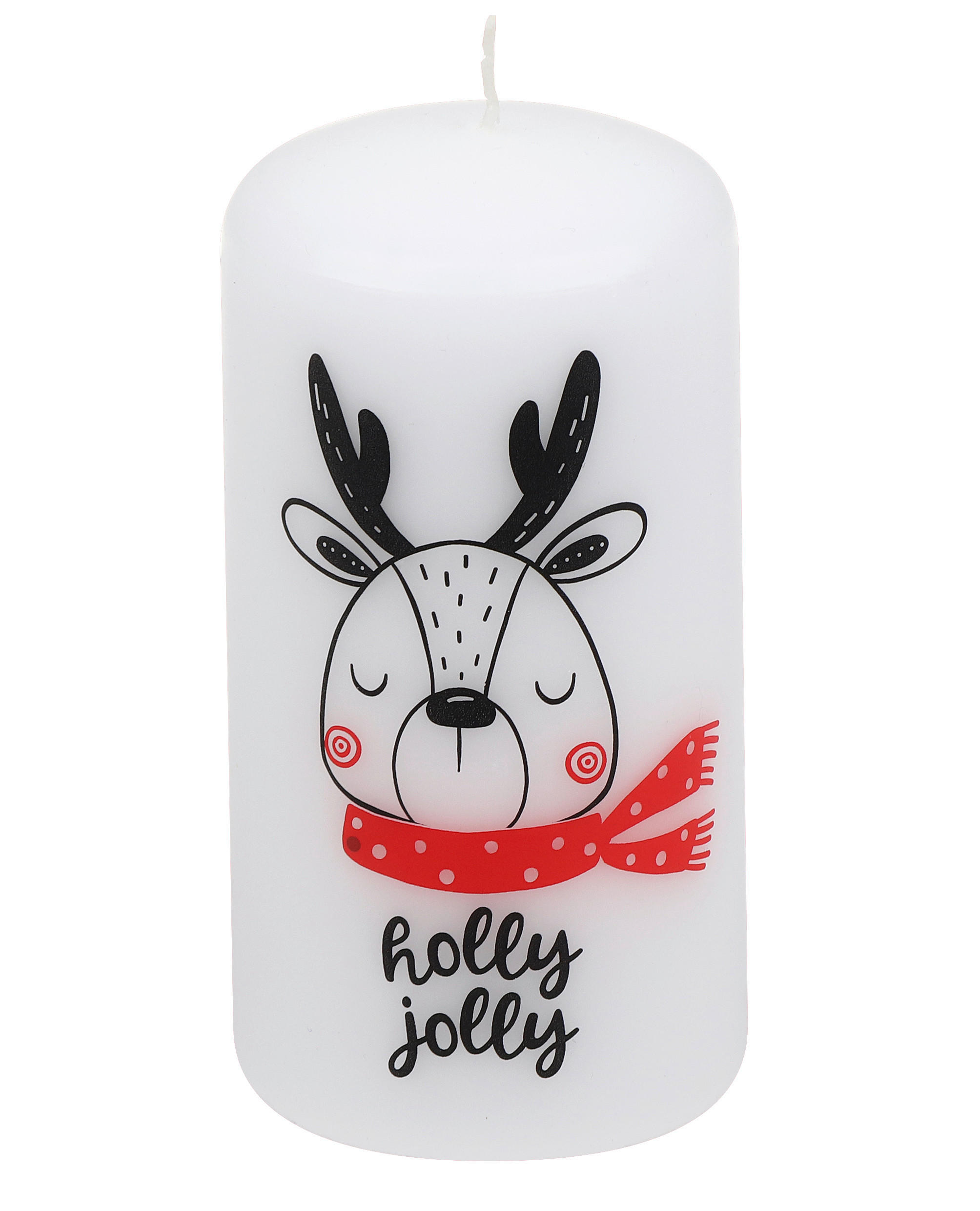 KERZE - Weiß, KONVENTIONELL (11/5,7cm)