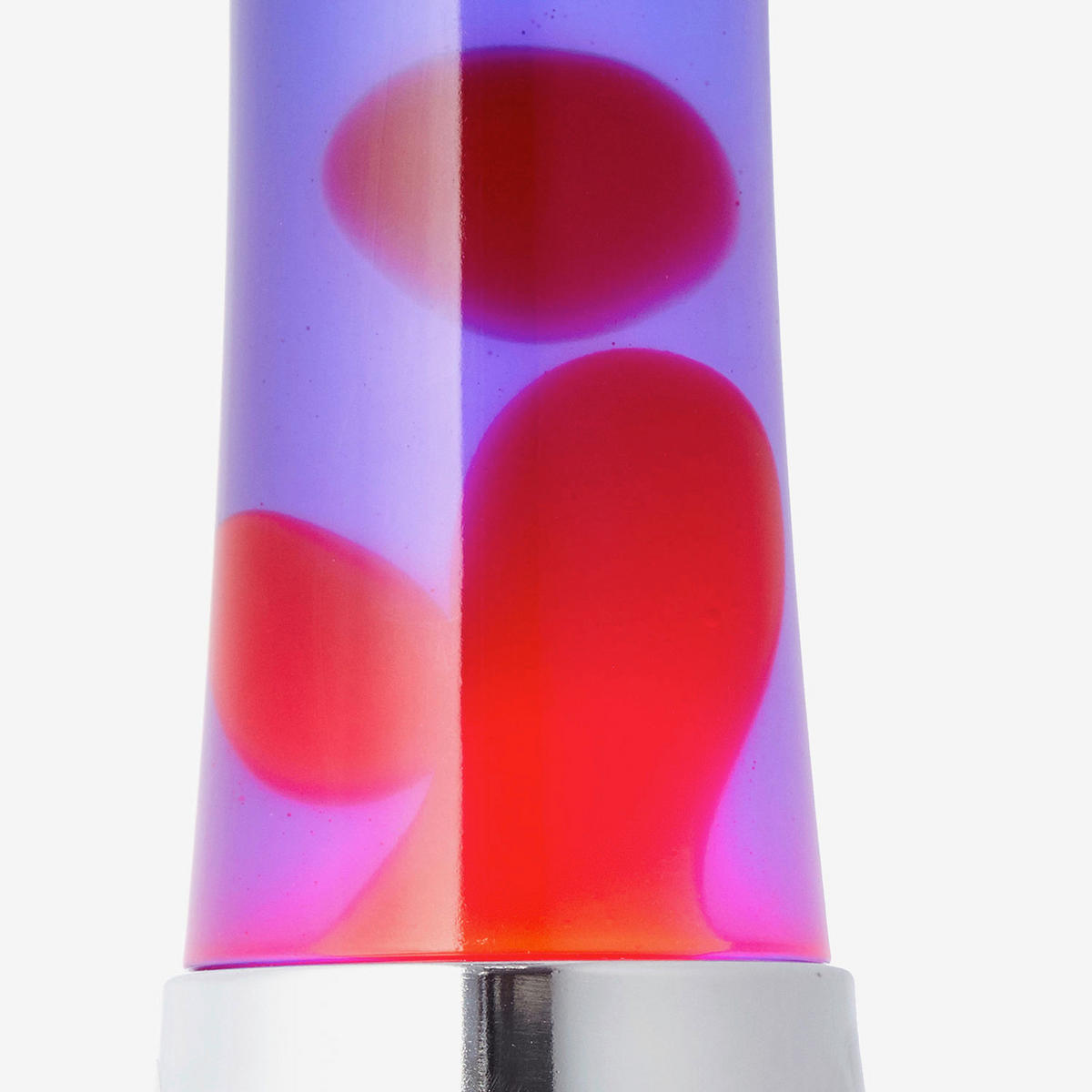 LAVALEUCHTE - Hellrot/Violett, Basics, Glas/Metall (11.2/11.2/40cm)