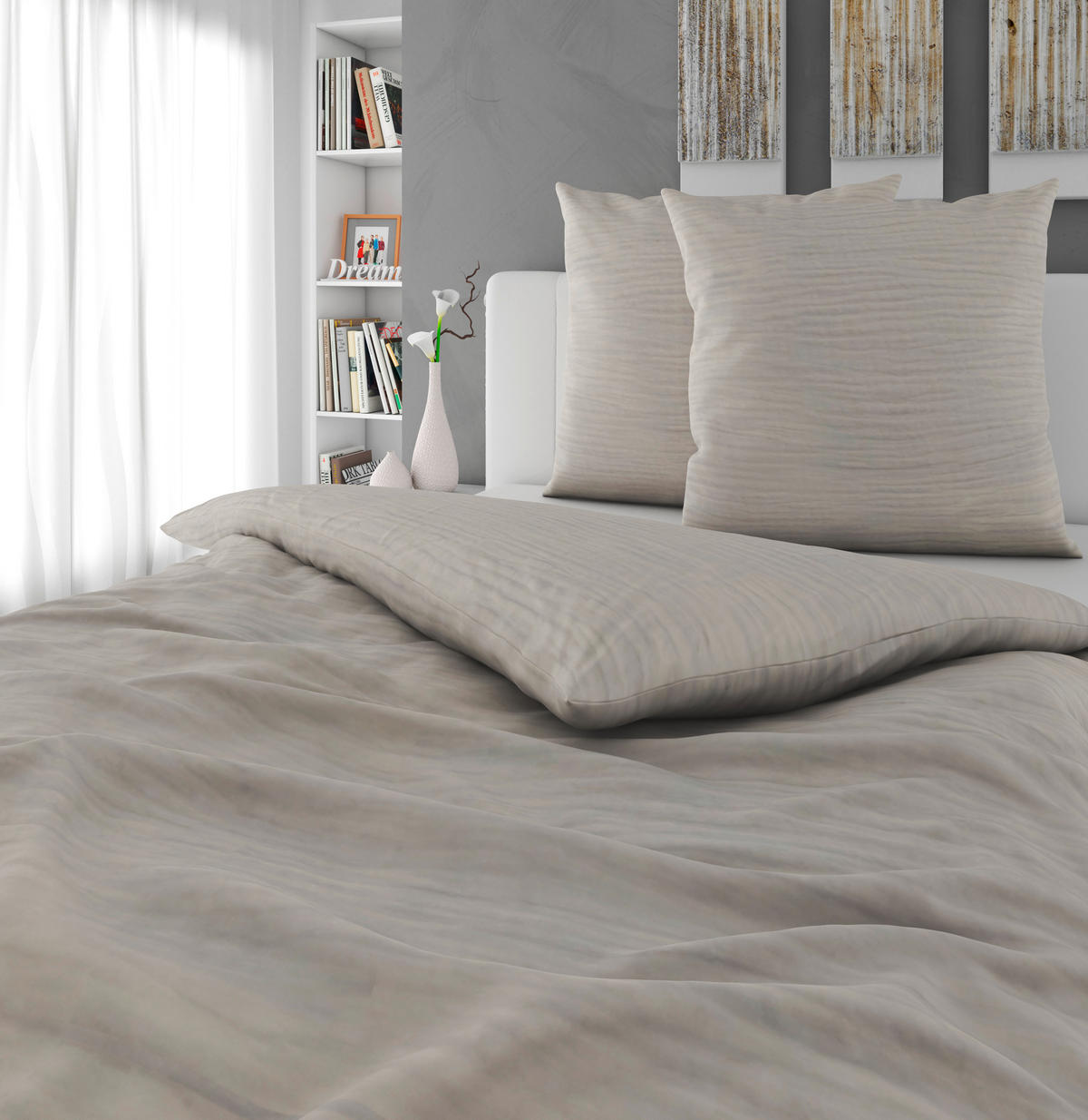 BETTWÄSCHE Musselin 200/200 cm  - Textil (200/200cm) - Novel