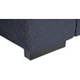 ECKSOFA Blau Struktur  - Blau/Schwarz, Design, Kunststoff/Textil (284/205cm) - Xora
