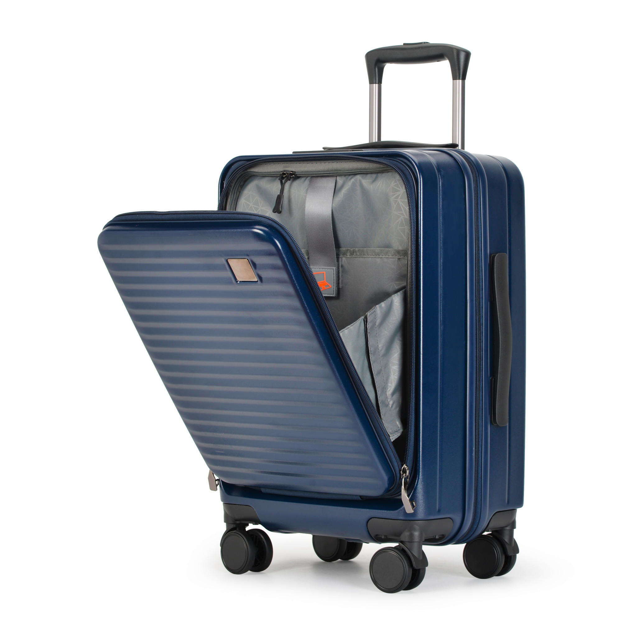 REISEKOFFER Dunkelblau  - Dunkelblau, Design, Kunststoff (36,5/54/25cm) - Schneiders