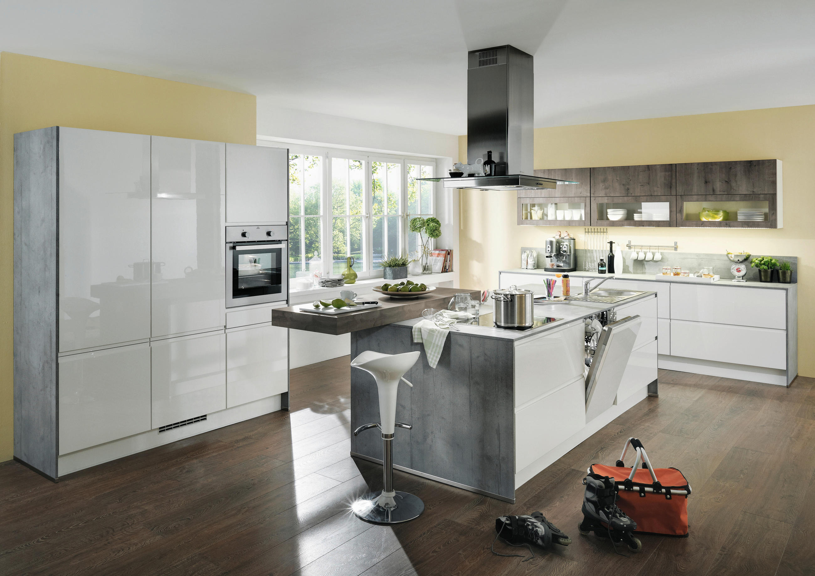 EINBAUKÜCHE   - Design, Holzwerkstoff - Celina