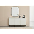 SIDEBOARD  150/77/35 cm  - Schwarz/Weiß, Design, Holzwerkstoff/Metall (150/77/35cm) - Hom`in