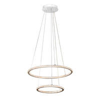 VISEČA LED-SVETILKA   40 W/4700 lm/4000 K/220-240 V/ - barve niklja, Basics, kovina/umetna masa (50/120cm) - Novel