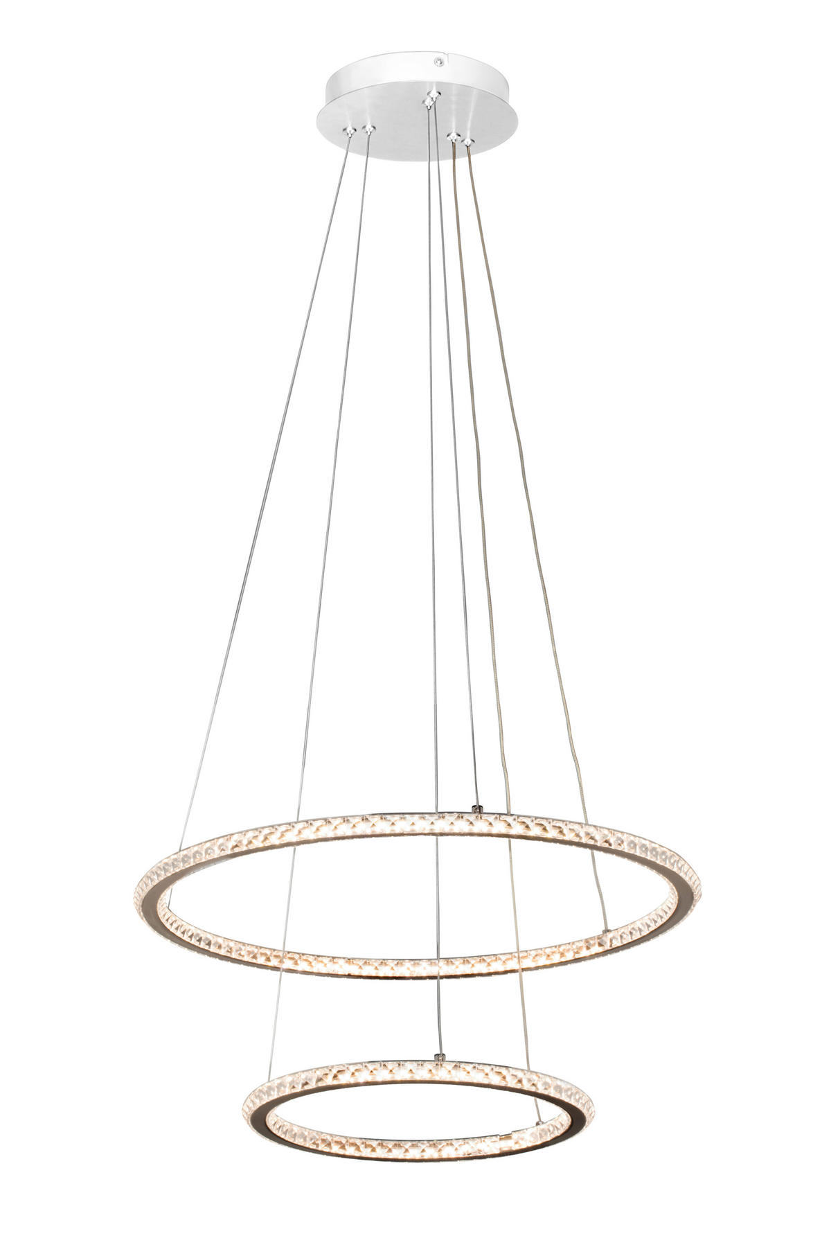 VISEČA LED-SVETILKA   40 W/4700 lm/4000 K/220-240 V/ - barve niklja, Basics, kovina/umetna masa (50/120cm) - Novel