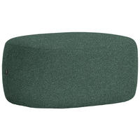 HOCKER in Textil Dunkelgrün  - Dunkelgrün/Schwarz, MODERN, Kunststoff/Textil (88/43/66cm) - Hom`in