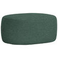 HOCKER in Textil Dunkelgrün  - Dunkelgrün/Schwarz, MODERN, Kunststoff/Textil (88/43/66cm) - Hom`in