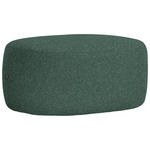 HOCKER in Textil Dunkelgrün  - Dunkelgrün/Schwarz, MODERN, Kunststoff/Textil (88/43/66cm) - Hom`in